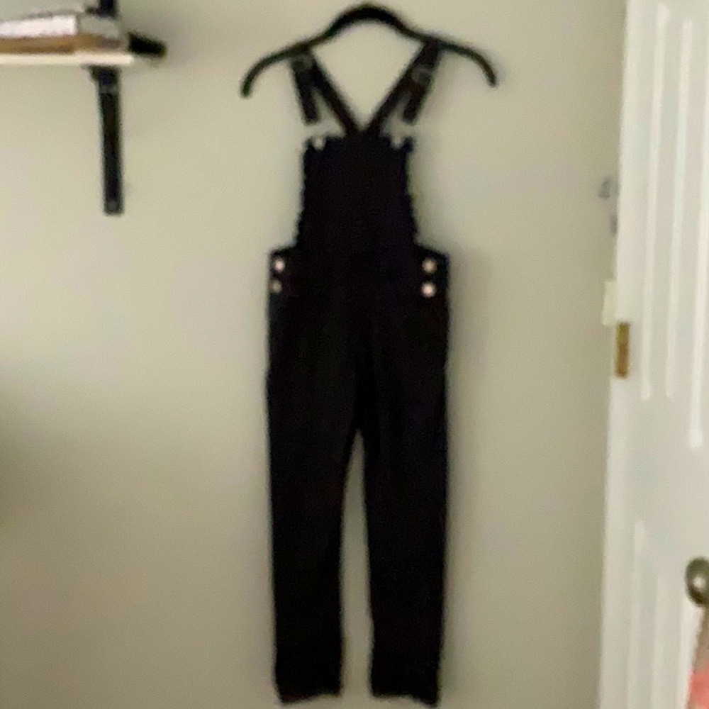 Black kids overall pants